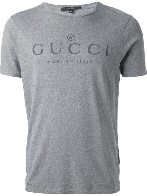 gucci t shirt grey|short sleeve gucci t shirt.